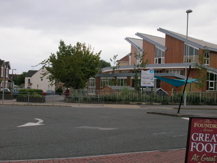 A view of the school from Lagland St